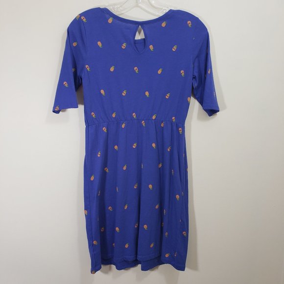 Old Navy girls cool pineapple print 3/4" sleeve dress - Picture 3 of 6